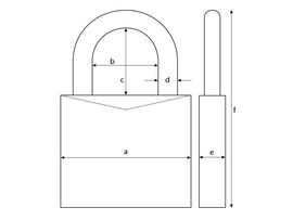 ABUS 90RK Series TITALIUM™ Padlock