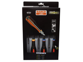Bahco BE-9882TB ERGO™ Through Blade Screwdriver Set, 6 Piece