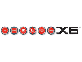 Crescent® X6™ Ratcheting Spanner Set, 2 Piece