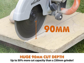 Evolution R230DCT 230mm Disc Cutter + Blade