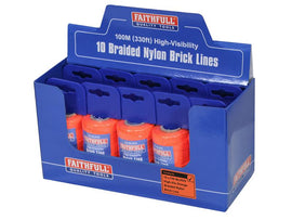Faithfull Hi-Vis Nylon Brick Line