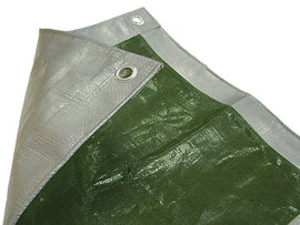 Faithfull Tarpaulin Green/Silver
