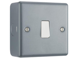 Masterplug Metal Clad Light Switch