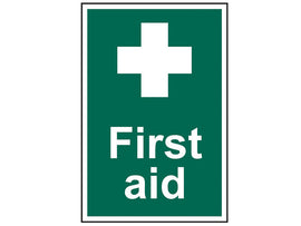 Scan First Aid - PVC Sign 200 x 300mm