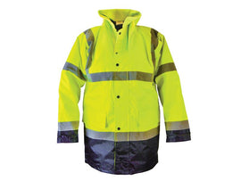 Scan Hi-Vis Yellow/Black Motorway Jacket