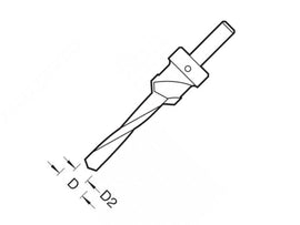Trend 6200/8 TCT Countersink Set