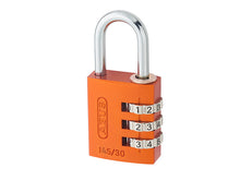 Load image into Gallery viewer, ABUS 145 Series Aluminium Combination Padlock