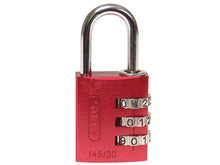 Load image into Gallery viewer, ABUS 145 Series Aluminium Combination Padlock