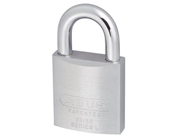 ABUS 83 Series Chrome Plated Brass Padlock