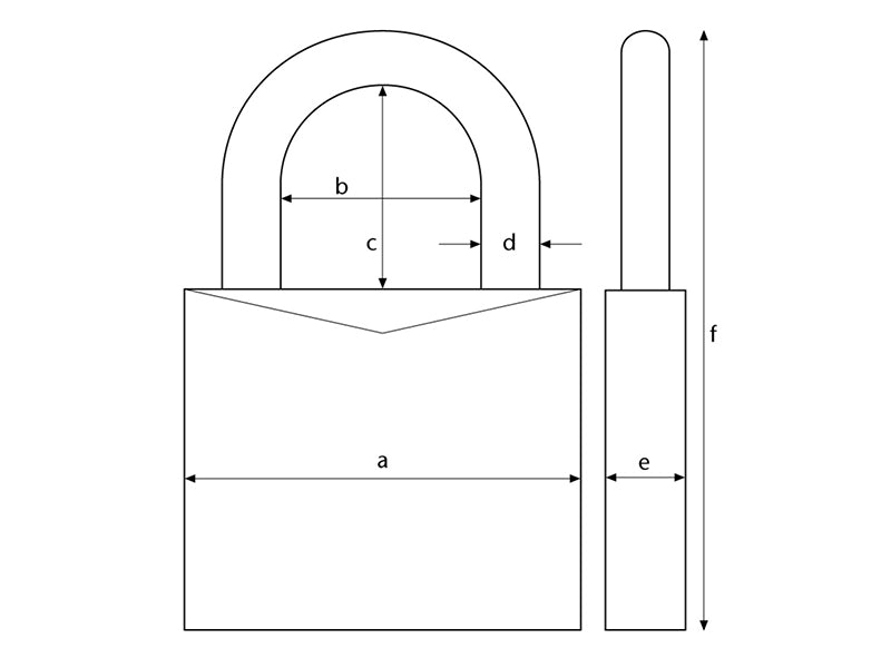 ABUS 90RK Series TITALIUM™ Padlock