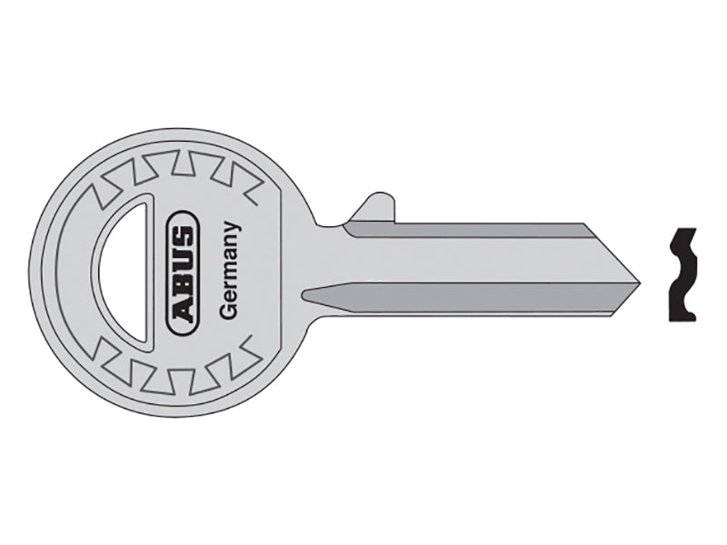 ABUS 24-41-885 Right Hand 4 Pin Key Blank