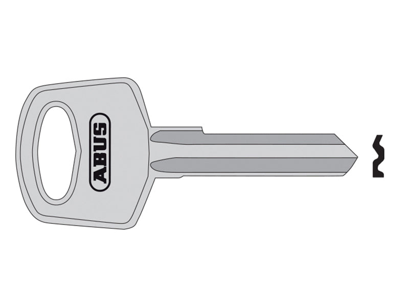 ABUS 34 Right Hand 6 Pin Key Blank