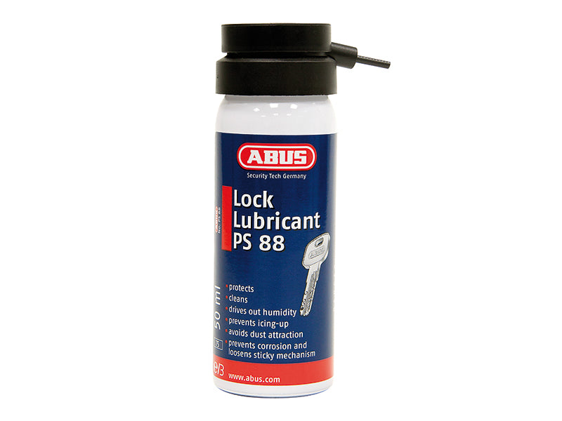 ABUS PS88 Lock Lubricating Spray 50ml Carded