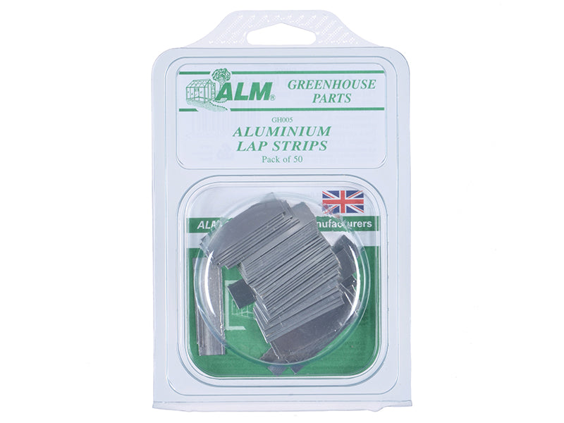 ALM Manufacturing GH005 Aluminium Lap Strips Pack of 50