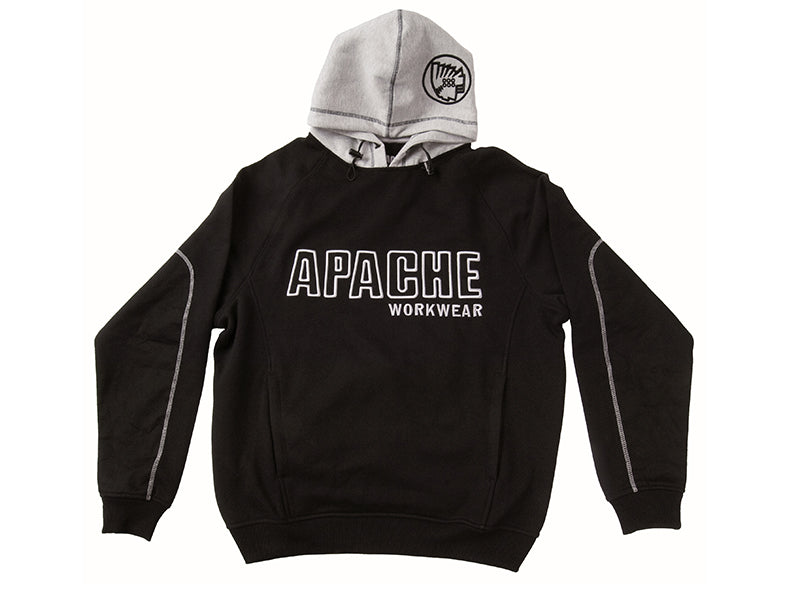 Apache Black/Grey Hooded Sweatshirt