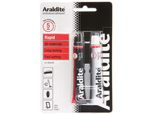 Load image into Gallery viewer, Araldite® Rapid Epoxy 2 x 15ml Tubes