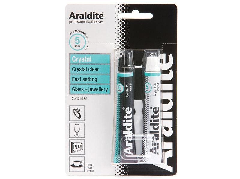 Araldite® Crystal Epoxy 2 x 15ml Tubes