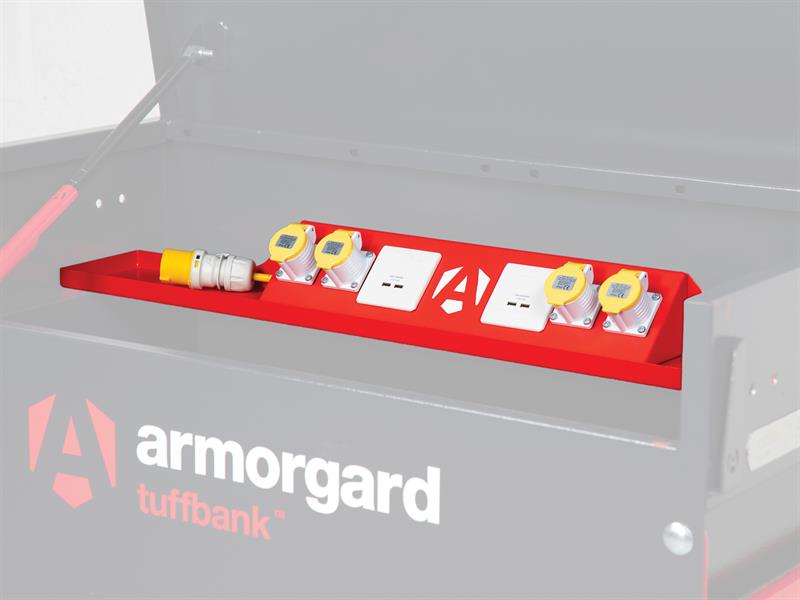 Armorgard TBS4P TuffBank™ PowerShelf 4ft