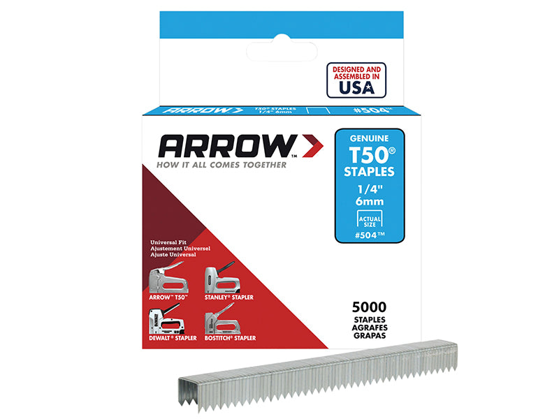 Arrow T50 Stainless Steel Staples