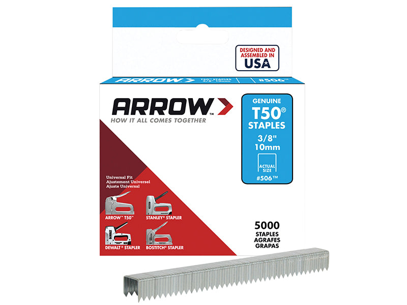 Arrow T50 Stainless Steel Staples