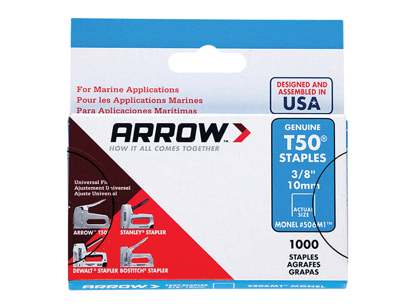 Arrow T50 Stainless Steel Staples