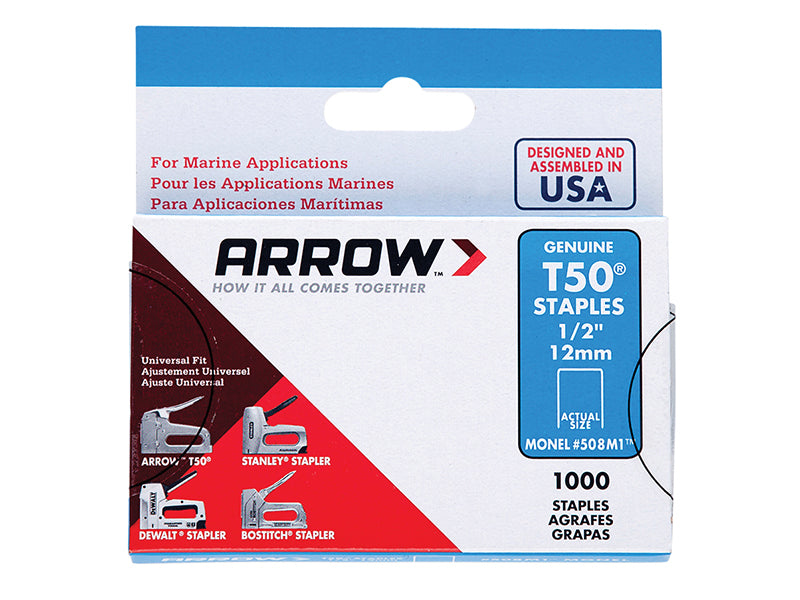 Arrow T50 Stainless Steel Staples