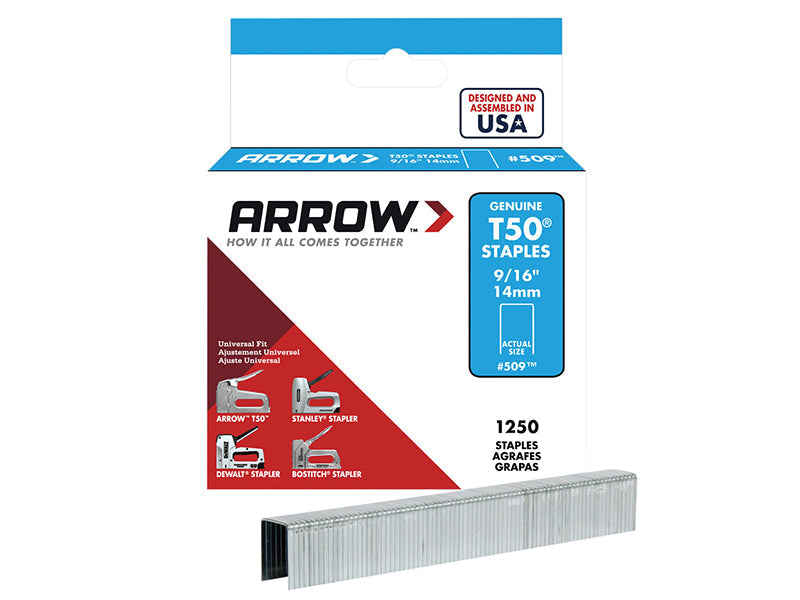 Arrow T50 Stainless Steel Staples