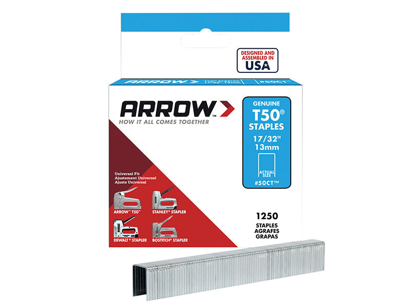 Arrow T50 Stainless Steel Staples