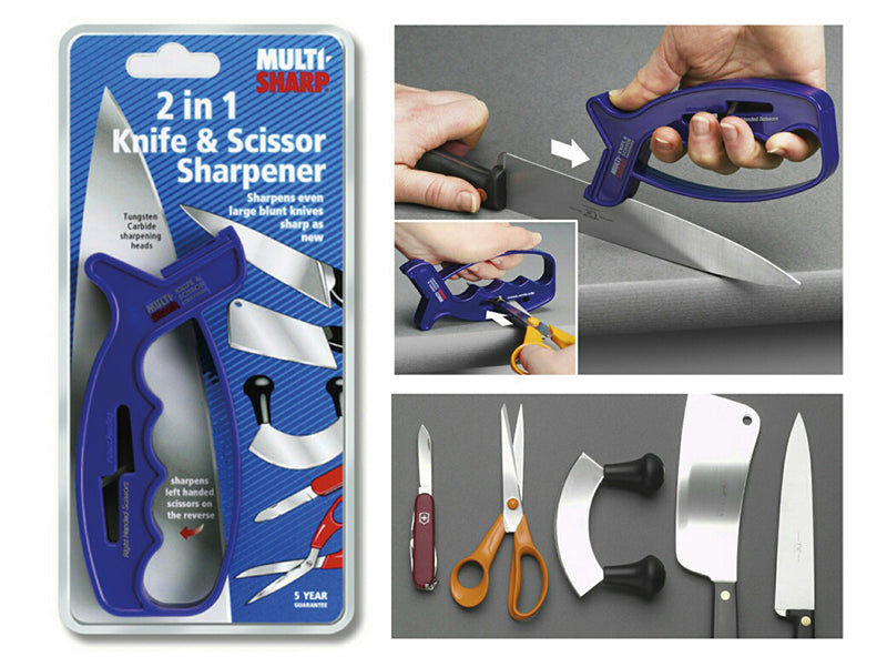 Multi-Sharp® 2-in-1 Knife & Scissor Sharpener