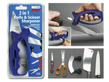 Load image into Gallery viewer, Multi-Sharp® 2-in-1 Knife &amp; Scissor Sharpener