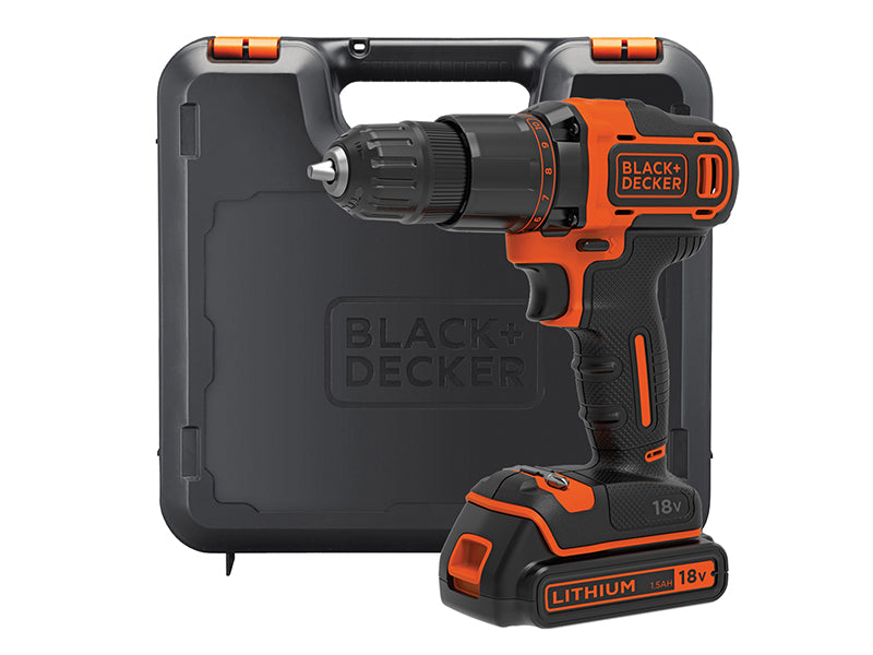 BLACK + DECKER BCD700S1K 2 Gear Combi Drill 18V 1 x 1.5Ah Li-ion