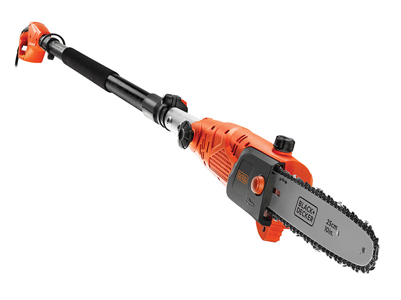 BLACK + DECKER PS7525 Corded Pole Saw 25cm Bar 800W 240V