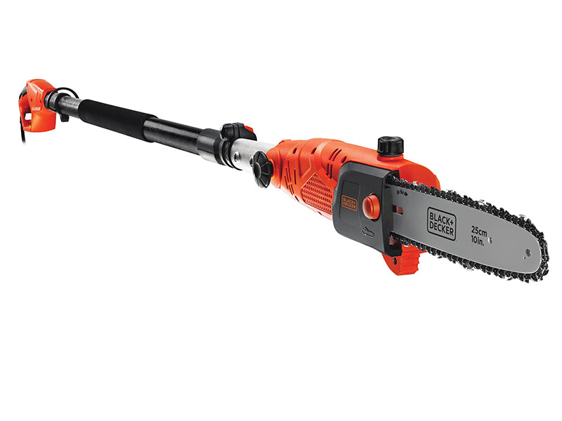 BLACK + DECKER PS7525 Corded Pole Saw 25cm Bar 800W 240V