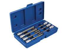 Load image into Gallery viewer, BlueSpot Tools 3/8in Drive Extra Long TORX Socket Bit Set, 7 Piece