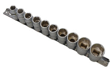 Load image into Gallery viewer, BlueSpot Tools 1/2in Drive Socket Set on Rail, 10 Piece