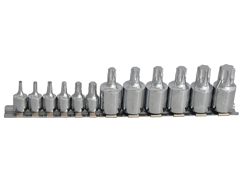 BlueSpot Tools Mixed Drive TORX Socket Set, 12 Piece