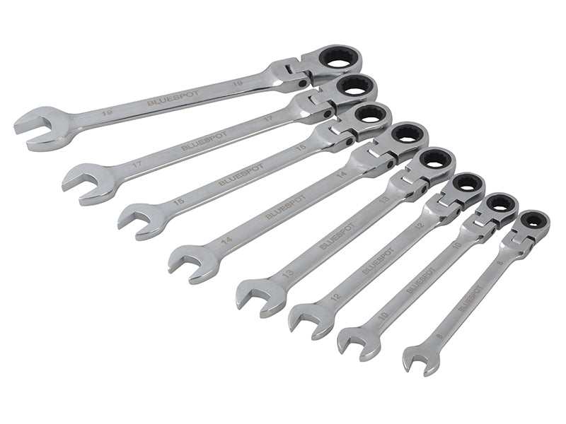 BlueSpot Tools Flexible Head Ratchet Set