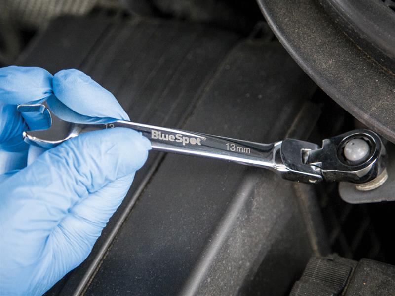 BlueSpot Tools Flexible Head Ratchet Set