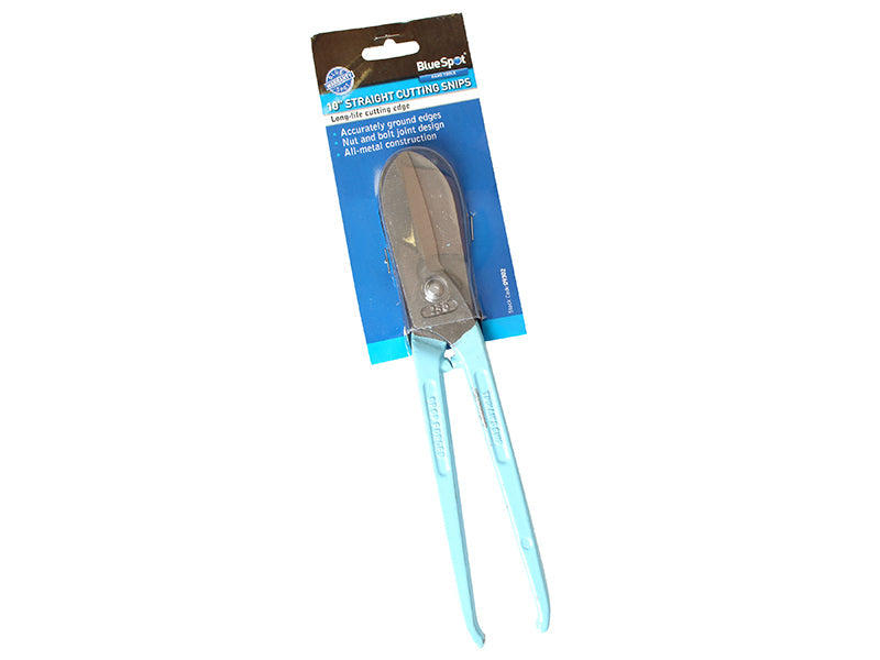 BlueSpot Tools Straight Cut Tin Snips 250mm (10in)