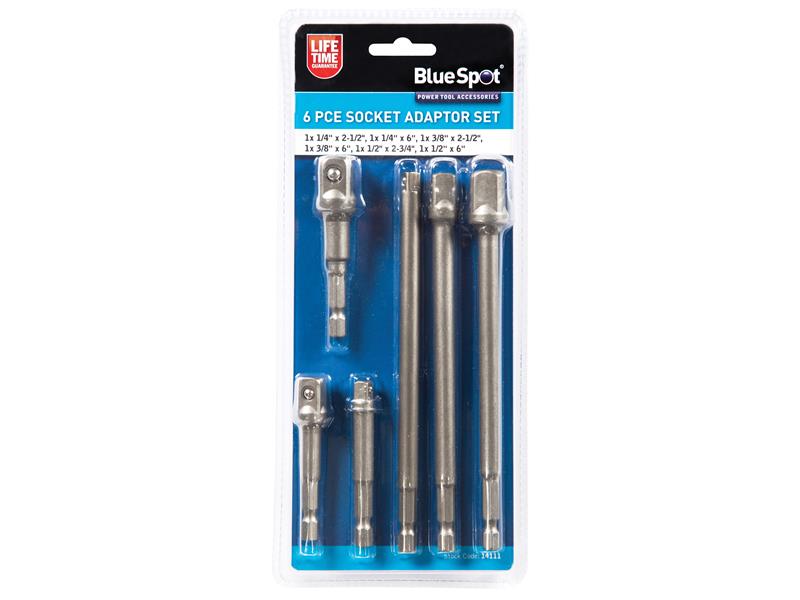 BlueSpot Tools Socket Adaptor Set, 6 Piece