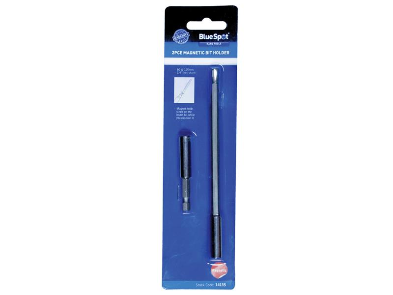 BlueSpot Tools Magnetic Bit Holder Set, 2 Piece