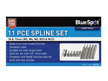 Load image into Gallery viewer, BlueSpot Tools Spline Bit Set, 11 Piece