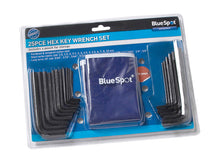 Load image into Gallery viewer, BlueSpot Tools Metric &amp; Imperial Hexagon Key Pouch Set, 25 Piece