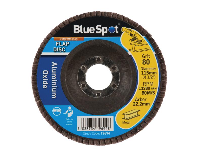 BlueSpot Tools Sanding Flap Disc