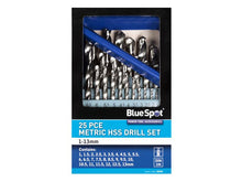 Load image into Gallery viewer, BlueSpot Tools HSS Drill Bit Set, 25 Piece