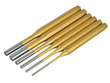 Load image into Gallery viewer, BlueSpot Tools Gold Pin Punch Set 6 Piece
