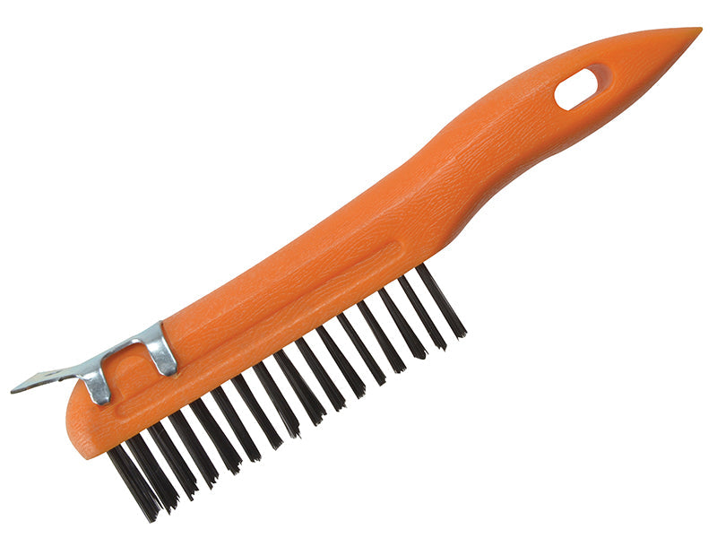 BlueSpot Tools Plastic Wire Brush & Scraper