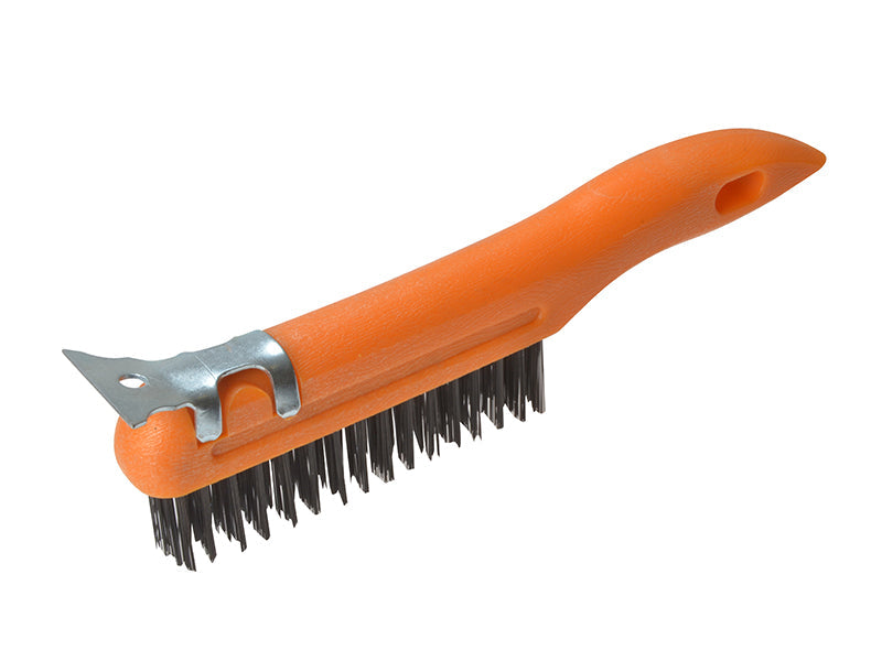 BlueSpot Tools Plastic Wire Brush & Scraper