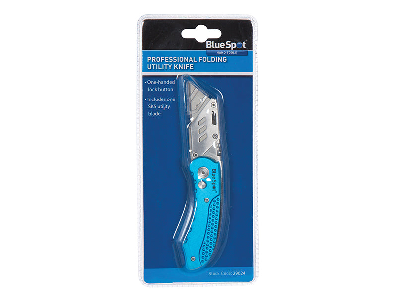 BlueSpot Tools Professional Folding Utility Knife