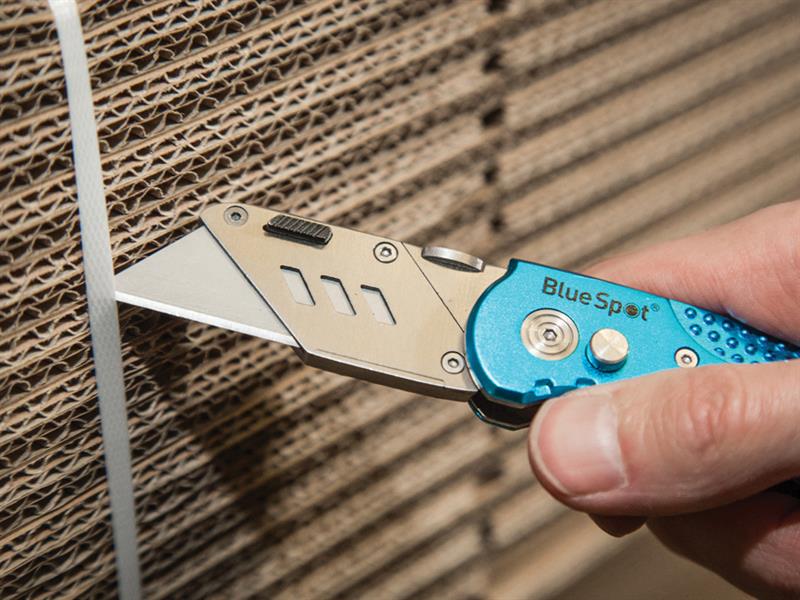 BlueSpot Tools Professional Folding Utility Knife